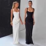 Women’s Backless Slim-Fit Maxi Slip Dress - Image 9