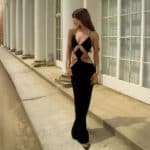 Women’s European-Inspired Suspender Mini Dress