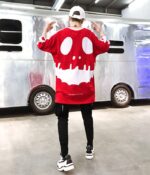 Men’s Cartoon Milk Print Relaxed-Fit T-Shirt - Image 6