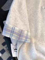 Women’s Three-Cat Letter Print Plaid-Inspired Casual Top - Image 5