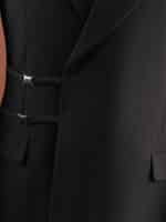 Men’s Black Peak-Lapel Gurkha Trousers Suit Set - Image 6