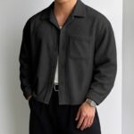 Men’s Corduroy Raglan-Sleeve Overshirt - Image 5