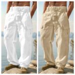Men’s Lightweight Loose-Fit Wide-Leg Trousers