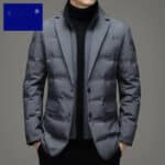 Men’s Corduroy Two-Piece Look Business Jacket - Image 4