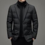 Men’s Corduroy Two-Piece Look Business Jacket - Image 5