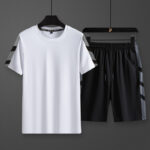Men’s Summer Casual Shirt & Shorts Two-Piece Set