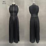 Women’s Pleated Halter Neck Wide-Leg Jumpsuit - Image 10