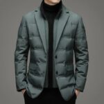 Men’s Corduroy Two-Piece Look Business Jacket - Image 3