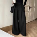 Women’s Lightweight Wide-Leg Casual Trousers - Image 7