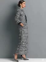 Women’s Lapel Cropped Jacket & Wide-Leg Pants Suit - Image 7